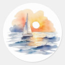 Search for sailboat watercolor stickers Sailing