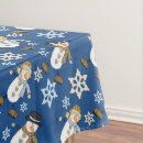 Search for snowman tablecloths Xmas