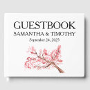 Search for cherry blossom wedding guest books Japanese