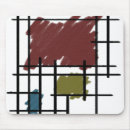 Search for blue paint mouse mats Mondrian