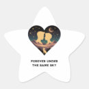 Search for lovers star stickers Moon and stars