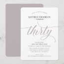 Search for turning 30 invitations Elegant