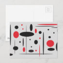 Search for black and white geometric patterns postcards Shapes