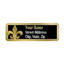 Search for fleur de lys return address labels France