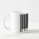 Search for barcode coffee mugs Black and white