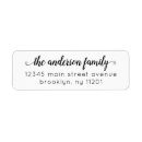 Search for rustic family return address labels Black