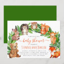 Search for watercolor woodland animals baby shower invitations Cute