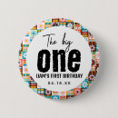 Search for turning badges First birthday party