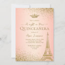 Search for eiffel tower quinceanera invitations 15th birthday