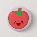 Search for cute tomato badges Red