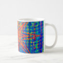 Search for blue and lime green mugs Colourful
