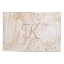 Search for gold glitter pillowcases Monogrammed