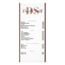 Search for hair salon menu rack cards Spa