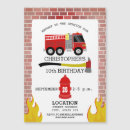 Search for firefighter invitations Firetruck