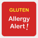 Search for wheat allergy stickers Alert