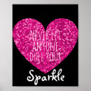 Search for glitter heart posters For kids