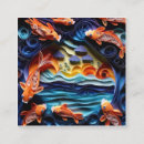 Search for koi fish business cards Nature