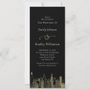 Search for white and gold wedding programs Script typography