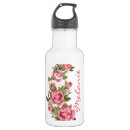 Search for vintage water bottles Pink flowers