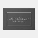 Search for grey and white doormats Script