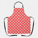 Search for red polka dot aprons Spots