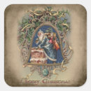Search for antique ephemera stickers Santa claus