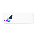 Search for digital return address labels Butterfly