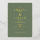 Search for foil print wedding invitations Minimalist