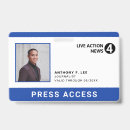 Search for press pass id badges Employee