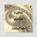 Search for fractal business cards Gold