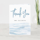 Search for beach bridal shower thank you cards Ocean
