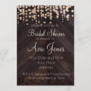 Search for golden bridal shower invitations Glitter