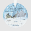 Search for white wolf christmas tree decorations Snow