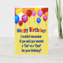 Search for funny car birthday cards Humour