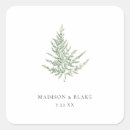 Search for fern wedding stickers Botanical