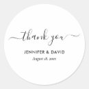 Search for black and white thank you stickers Baby shower