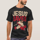Search for jesus saves hockey tshirts Religious