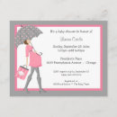 Search for pink gray baby shower invitations Whimsical