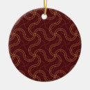 Search for red and gold christmas tree decorations Vintage