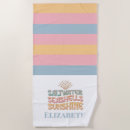 Search for pastel pink beach towels Retro