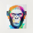 Search for wild apes art Chimpanzee