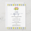 Search for mosaic invitations Blue and yellow