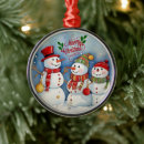 Search for snowmen christmas tree decorations Winter