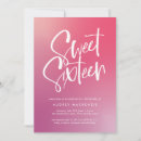 Search for glamorous sweet 16 invitations Modern