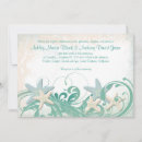 Search for peach teal wedding invitations Beach
