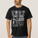Search for backstage tshirts Tech week