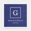 Search for navy blue monogram napkins Initials