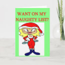 Search for naughty girl christmas cards Claus