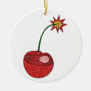 Search for red cherry christmas tree decorations Food