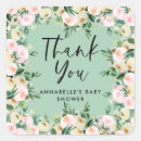 Search for green watercolor thank you stickers Baby shower